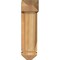 Ekena Millwork Traditional Arts and Crafts Rough Sawn Bracket w/ Offset Brace, Western Red Cedar, 6"W x 14"D x 22"H BKT0604X14X22TRA03RWR - alternate 4